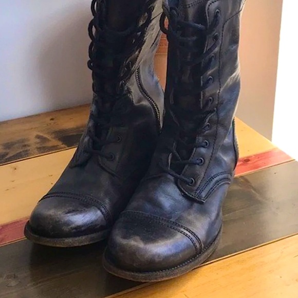 Allsaints Leather Boots RARE - Size 44 (11) main image 9